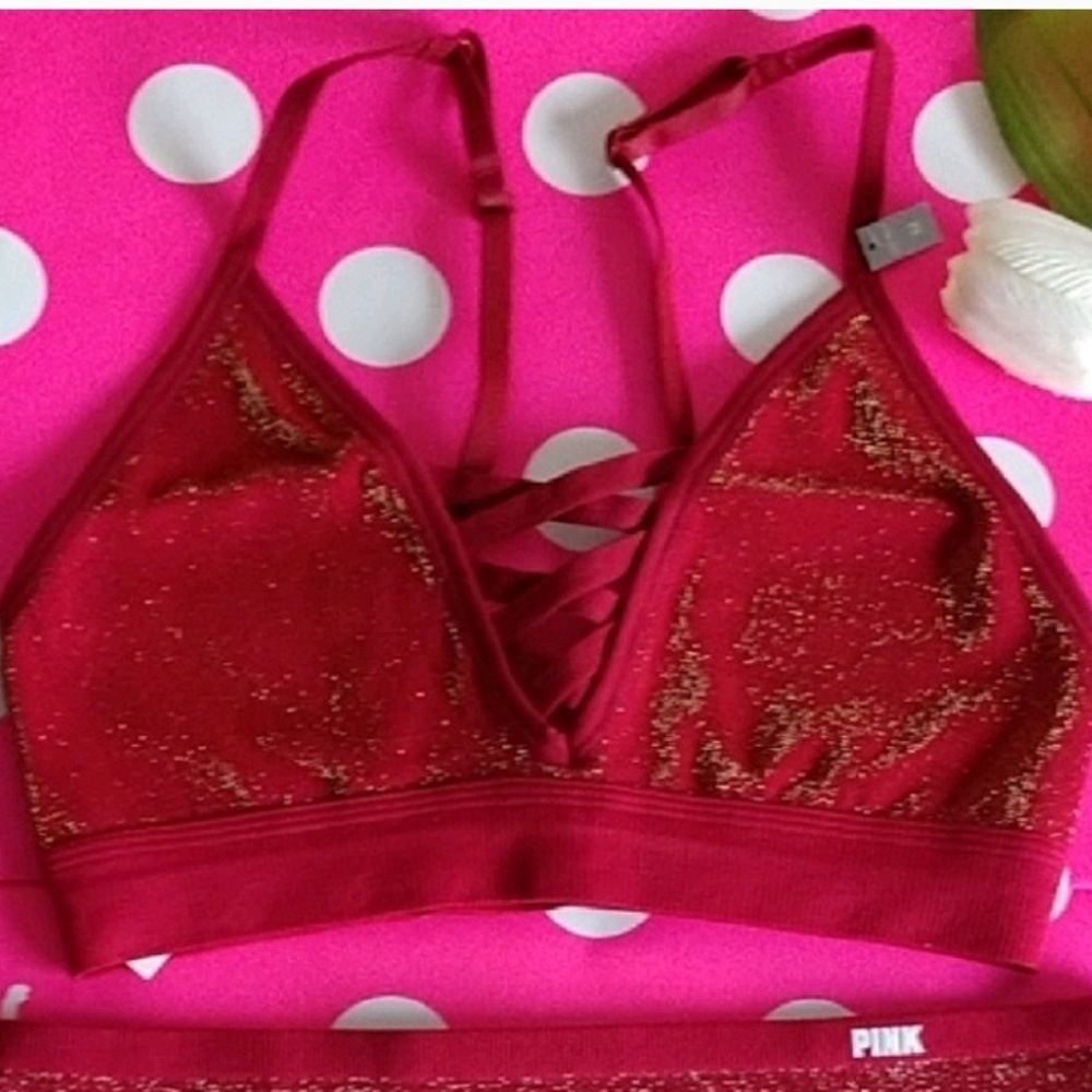 ❌Size M🌺PINK VICTORIA'S SECRET BRALETTE - Picture 2 of 4